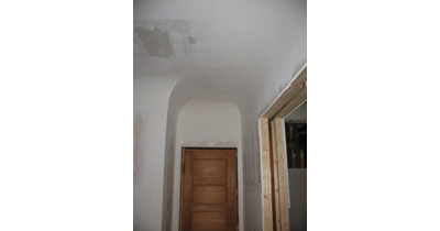 curved plaster